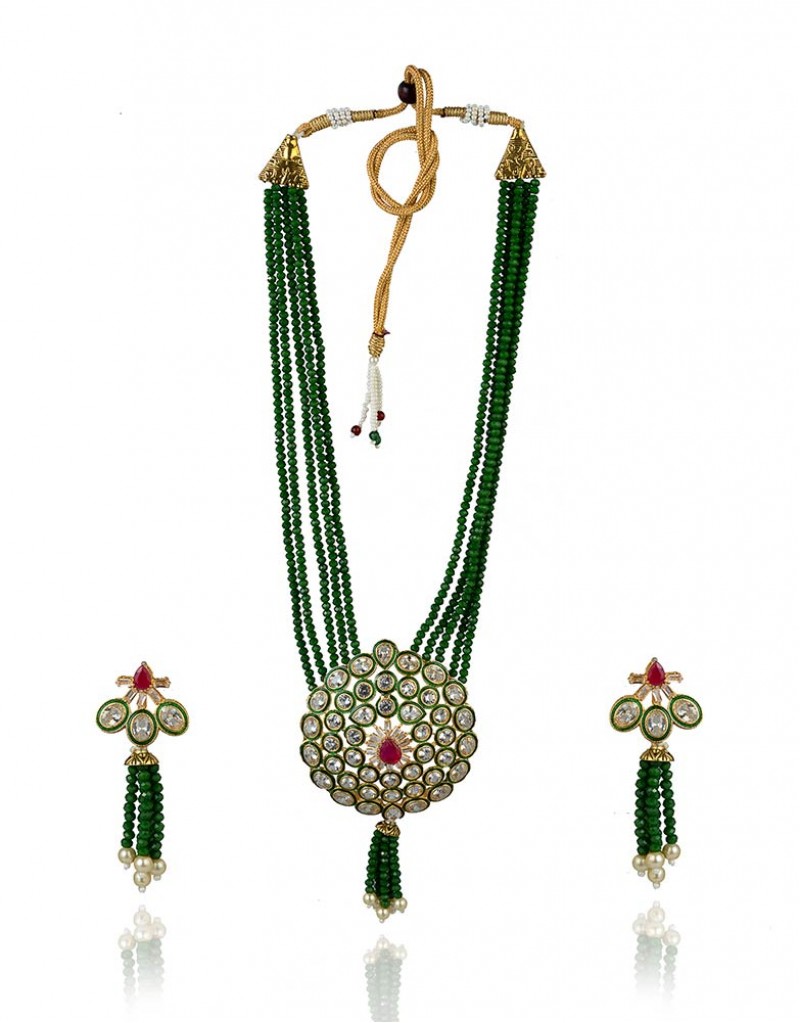 Green moti sale set